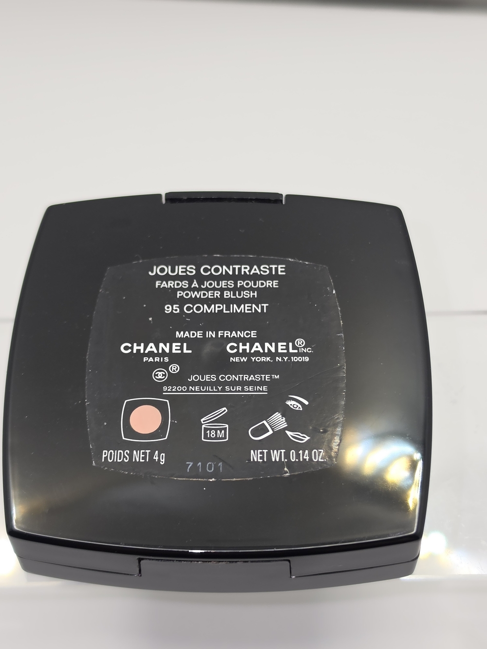 RARE CHANEL JOUES CONTRASTE Powder Blush- 95 - "COMPLIMENT" - Picture 7 of 8